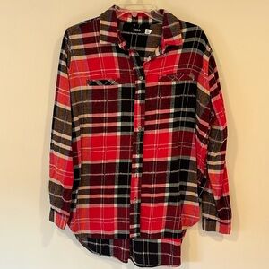 Urban Outfitters Red Flannel Size Small